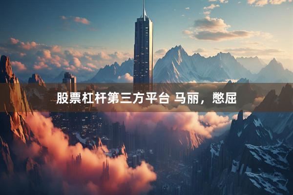 股票杠杆第三方平台 马丽，憋屈
